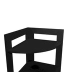 Table d'angle, salon, noire