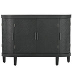 Buffet 4 portes avec motifs antiques - 15,20 x 47,20 x 33,50