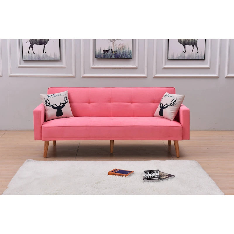 Futon de canapé convertible moderne et réglable 3 positions