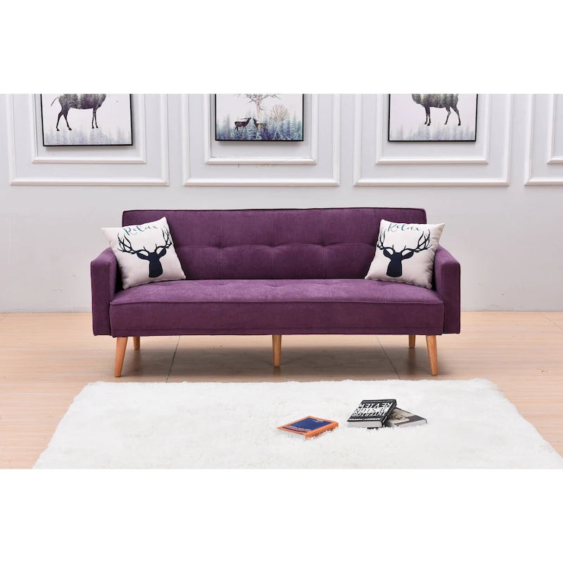 Futon de canapé convertible moderne et réglable 3 positions