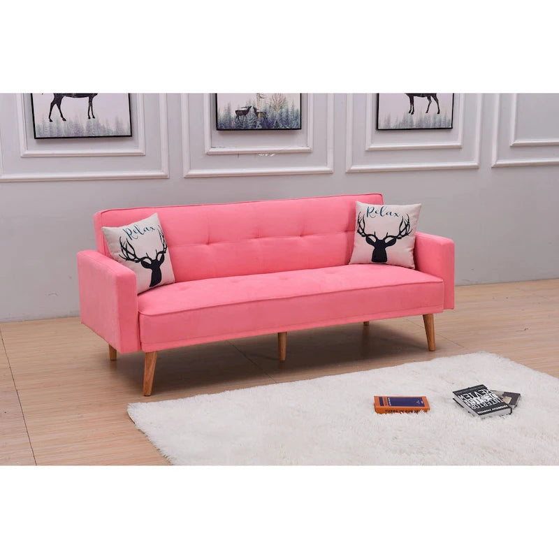 Futon de canapé convertible moderne et réglable 3 positions