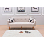 Futon de canapé convertible moderne et réglable 3 positions