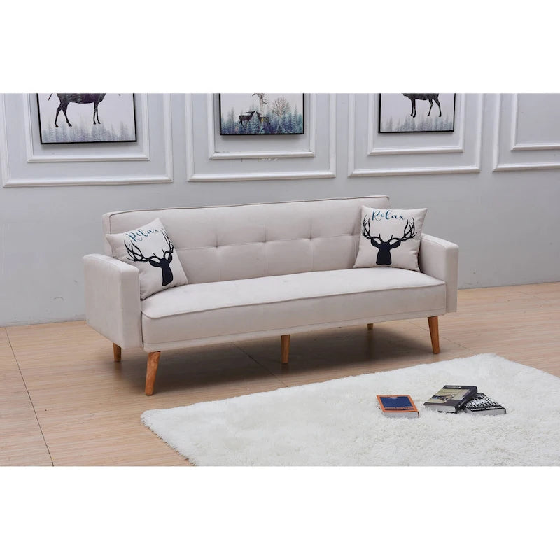 Futon de canapé convertible moderne et réglable 3 positions