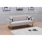 Futon de canapé convertible moderne et réglable 3 positions