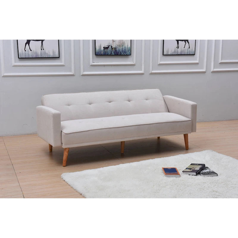 Futon de canapé convertible moderne et réglable 3 positions