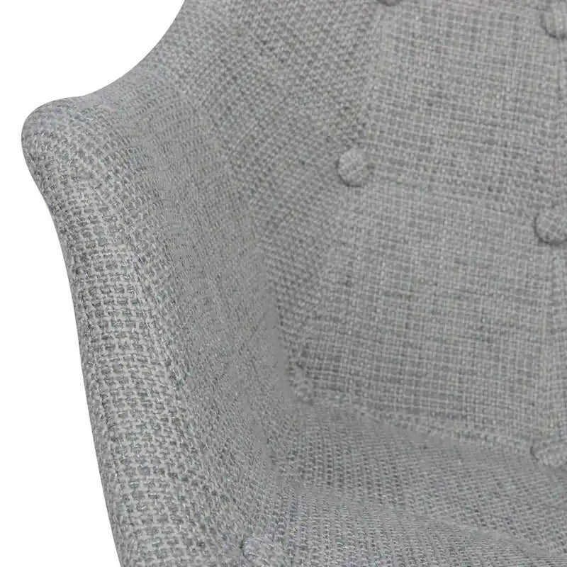Fauteuil à bascule d'allaitement rembourré en polyester - Fauteuil d'appoint moderne pour salon ou chambre à coucher