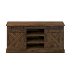 Meuble TV en bois de style rustique de 66 pouces