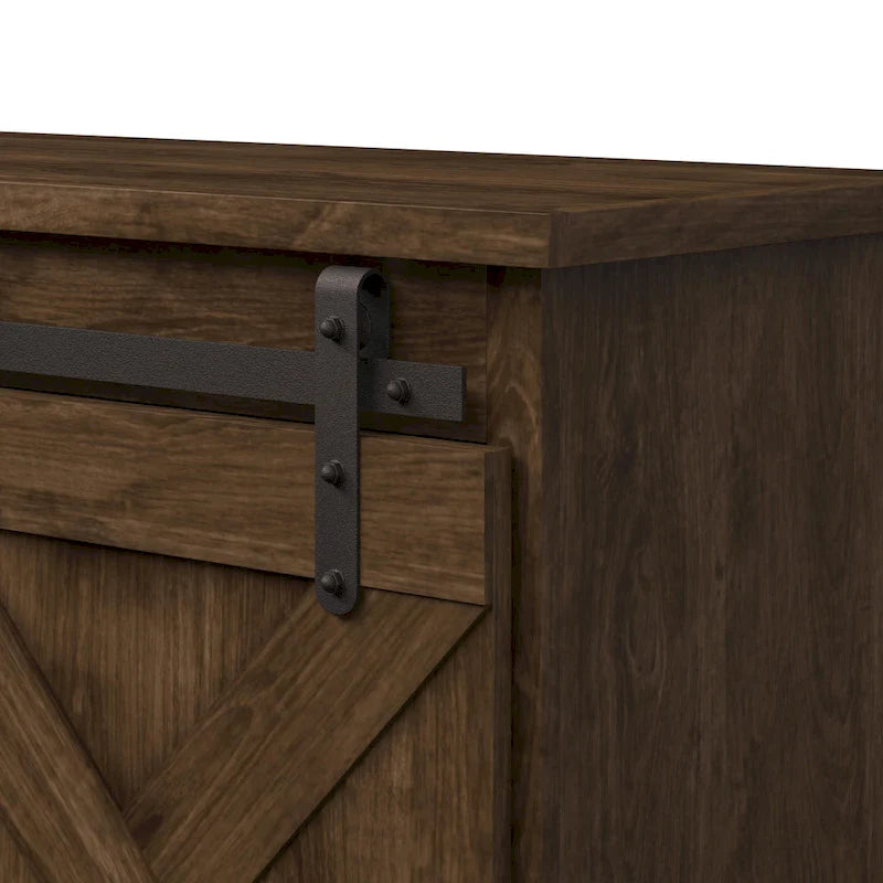 Meuble TV en bois de style rustique de 66 pouces
