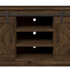 Meuble TV en bois de style rustique de 66 pouces