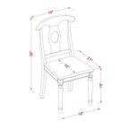 Ensemble de salle à manger 7 pièces avec table ovale et chaises massives, brun selle