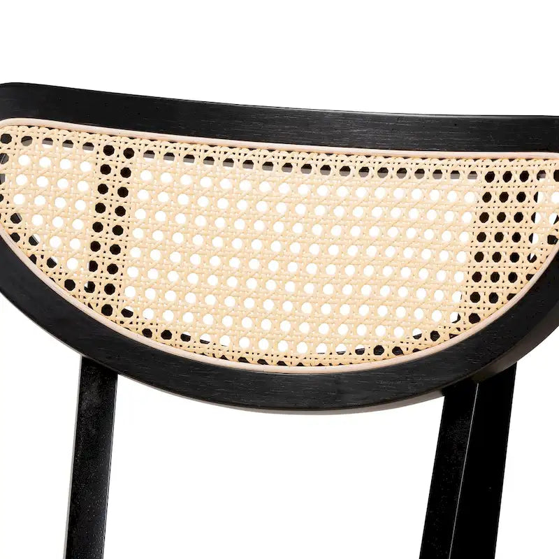 Chaise de salle à manger en bois Mid-Century Modern (Paquet de 2)