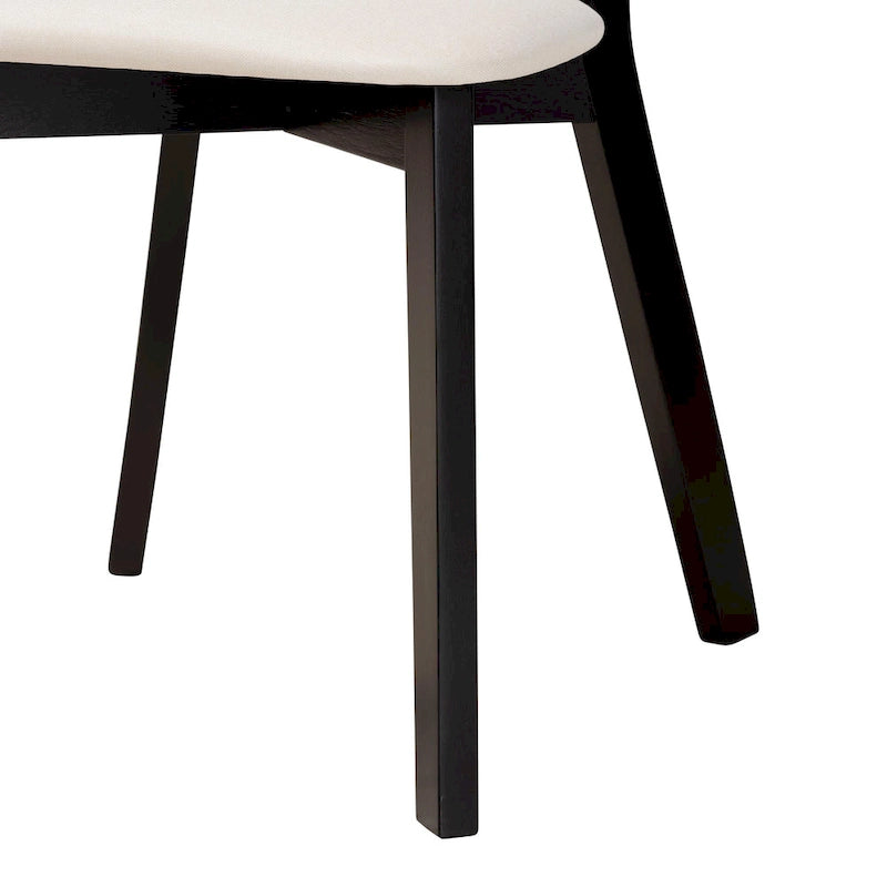 Chaise de salle à manger en bois Mid-Century Modern (Paquet de 2)