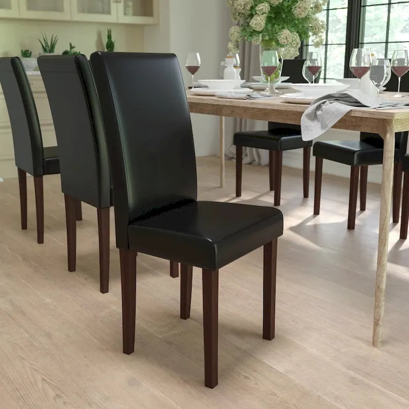 Chaise Parsons rembourrée en bois (lot de 2) - 19 larg. x 21,5 prof. x 40 haut.
