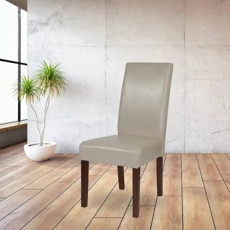 Chaise Parsons rembourrée en bois (lot de 2) - 19 larg. x 21,5 prof. x 40 haut.