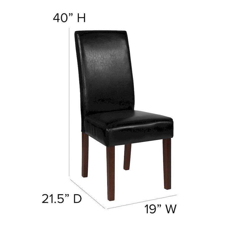 Chaise Parsons rembourrée en bois (lot de 2) - 19 larg. x 21,5 prof. x 40 haut.