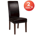 Chaise Parsons rembourrée en bois (lot de 2) - 19 larg. x 21,5 prof. x 40 haut.