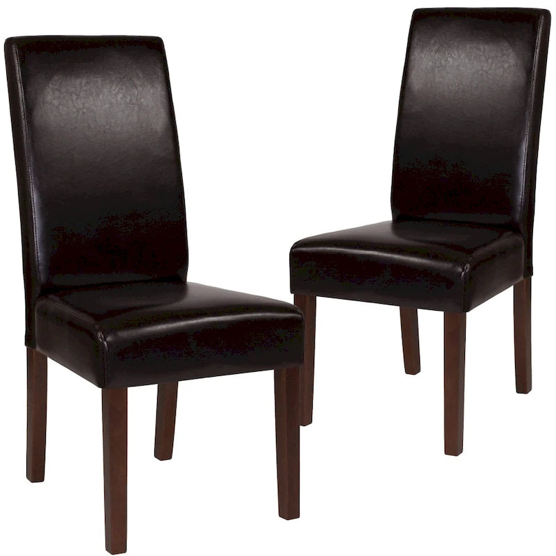 Chaise Parsons rembourrée en bois (lot de 2) - 19 larg. x 21,5 prof. x 40 haut.