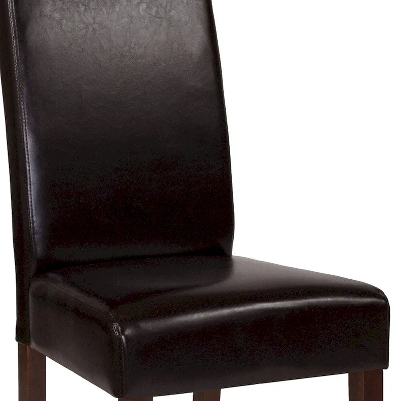 Chaise Parsons rembourrée en bois (lot de 2) - 19 larg. x 21,5 prof. x 40 haut.