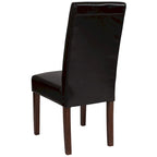 Chaise Parsons rembourrée en bois (lot de 2) - 19 larg. x 21,5 prof. x 40 haut.