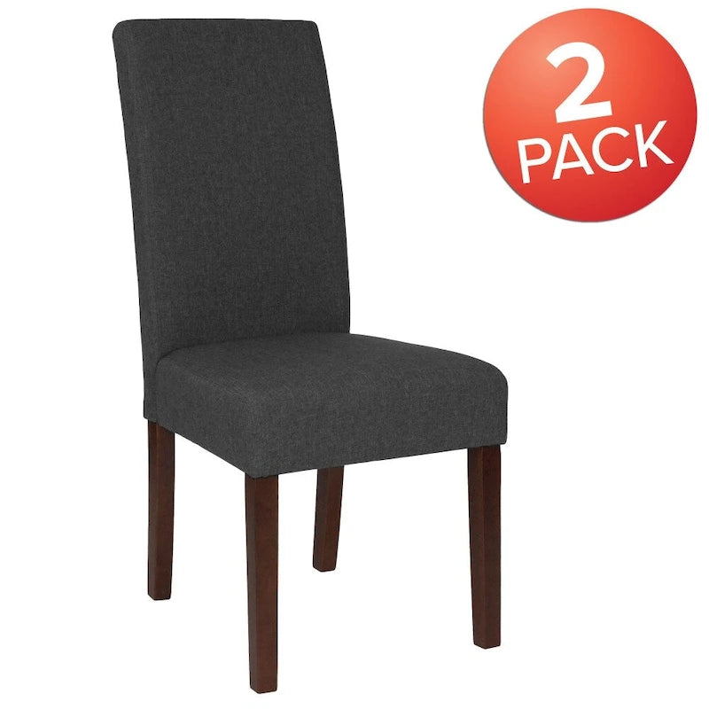 Chaise Parsons rembourrée en bois (lot de 2) - 19 larg. x 21,5 prof. x 40 haut.