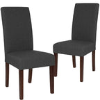 Chaise Parsons rembourrée en bois (lot de 2) - 19 larg. x 21,5 prof. x 40 haut.