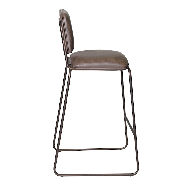 Tabouret de bar style milieu de siècle de qualité commerciale
