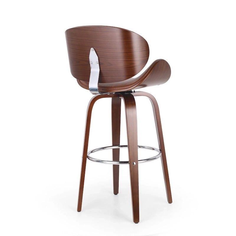 Tabouret de bar pivotant rembourré d'intérieur