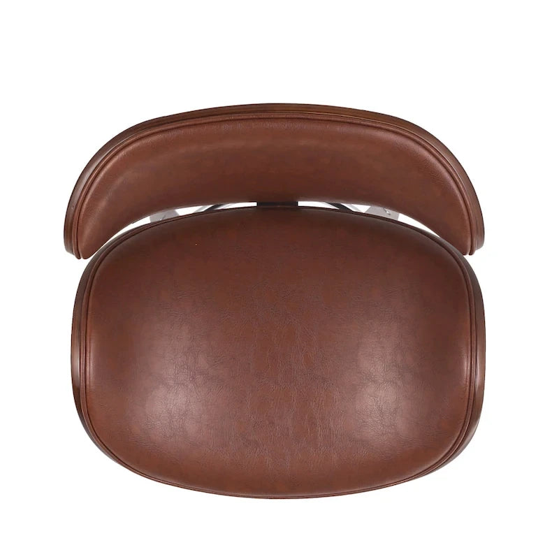 Tabouret de bar pivotant rembourré d'intérieur