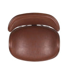 Tabouret de bar pivotant rembourré d'intérieur