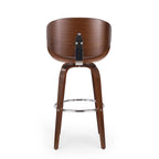 Tabouret de bar pivotant rembourré d'intérieur