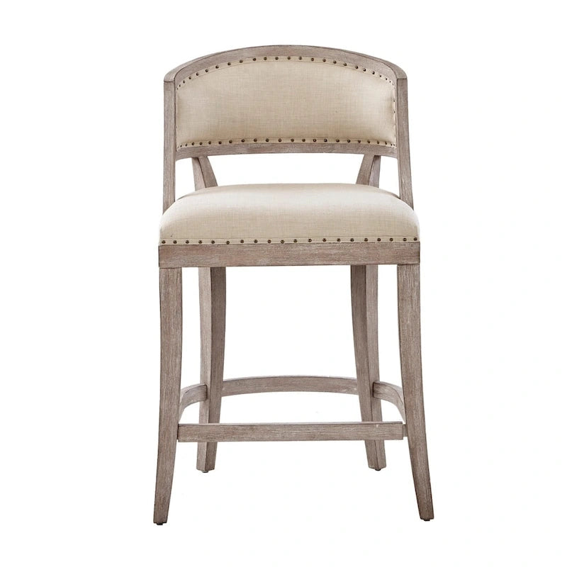 Tabouret de comptoir naturel - 21L x 24.5P x 37.25H