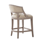 Tabouret de comptoir naturel - 21L x 24.5P x 37.25H