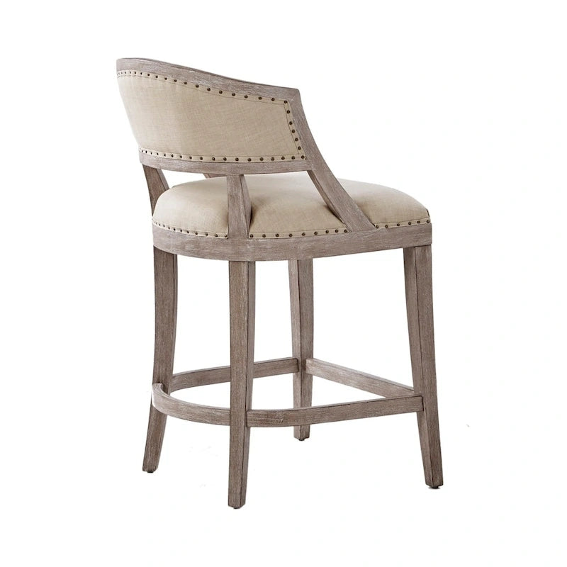 Tabouret de comptoir naturel - 21L x 24.5P x 37.25H