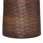 Table d'appoint contemporaine en bois massif de 33 cm de large - 32 P x 32 L x 45 H cm