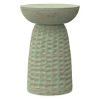 Table d'appoint contemporaine en bois massif de 33 cm de large - 32 P x 32 L x 45 H cm