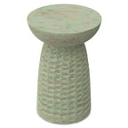 Table d'appoint contemporaine en bois massif de 33 cm de large - 32 P x 32 L x 45 H cm