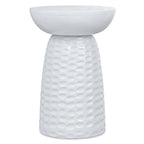 Table d'appoint contemporaine en bois massif de 33 cm de large - 32 P x 32 L x 45 H cm