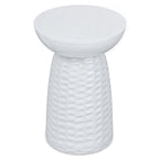 Table d'appoint contemporaine en bois massif de 33 cm de large - 32 P x 32 L x 45 H cm