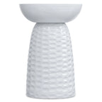 Table d'appoint contemporaine en bois massif de 33 cm de large - 32 P x 32 L x 45 H cm