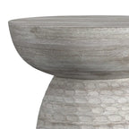 Table d'appoint contemporaine en bois massif de 33 cm de large - 32 P x 32 L x 45 H cm