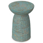 Table d'appoint contemporaine en bois massif de 33 cm de large - 32 P x 32 L x 45 H cm