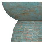 Table d'appoint contemporaine en bois massif de 33 cm de large - 32 P x 32 L x 45 H cm