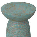 Table d'appoint contemporaine en bois massif de 33 cm de large - 32 P x 32 L x 45 H cm