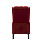 Fauteuil inclinable à dossier haut en velours à pousser