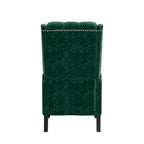 Fauteuil inclinable à dossier haut en velours à pousser