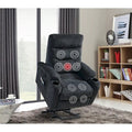 Fauteuil inclinable électrique releveur avec massage et chaleur pour personnes âgées, 3 positions, 2 poches latérales, porte-gobelets, chargement USB