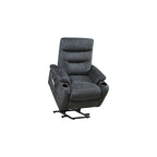 Fauteuil inclinable électrique releveur avec massage et chaleur pour personnes âgées, 3 positions, 2 poches latérales, porte-gobelets, chargement USB