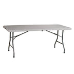 Table polyvalente pliable en résine de 1,8 m