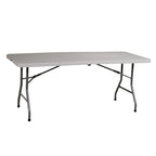Table polyvalente pliable en résine de 1,8 m