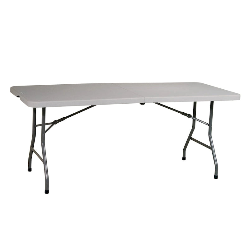 Table polyvalente pliable en résine de 1,8 m